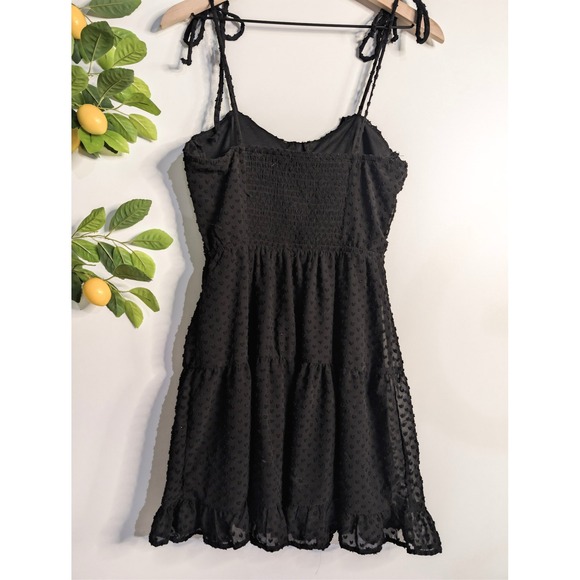 Wild Fable Black Ruffle Dress Sz S - Picture 2 of 2
